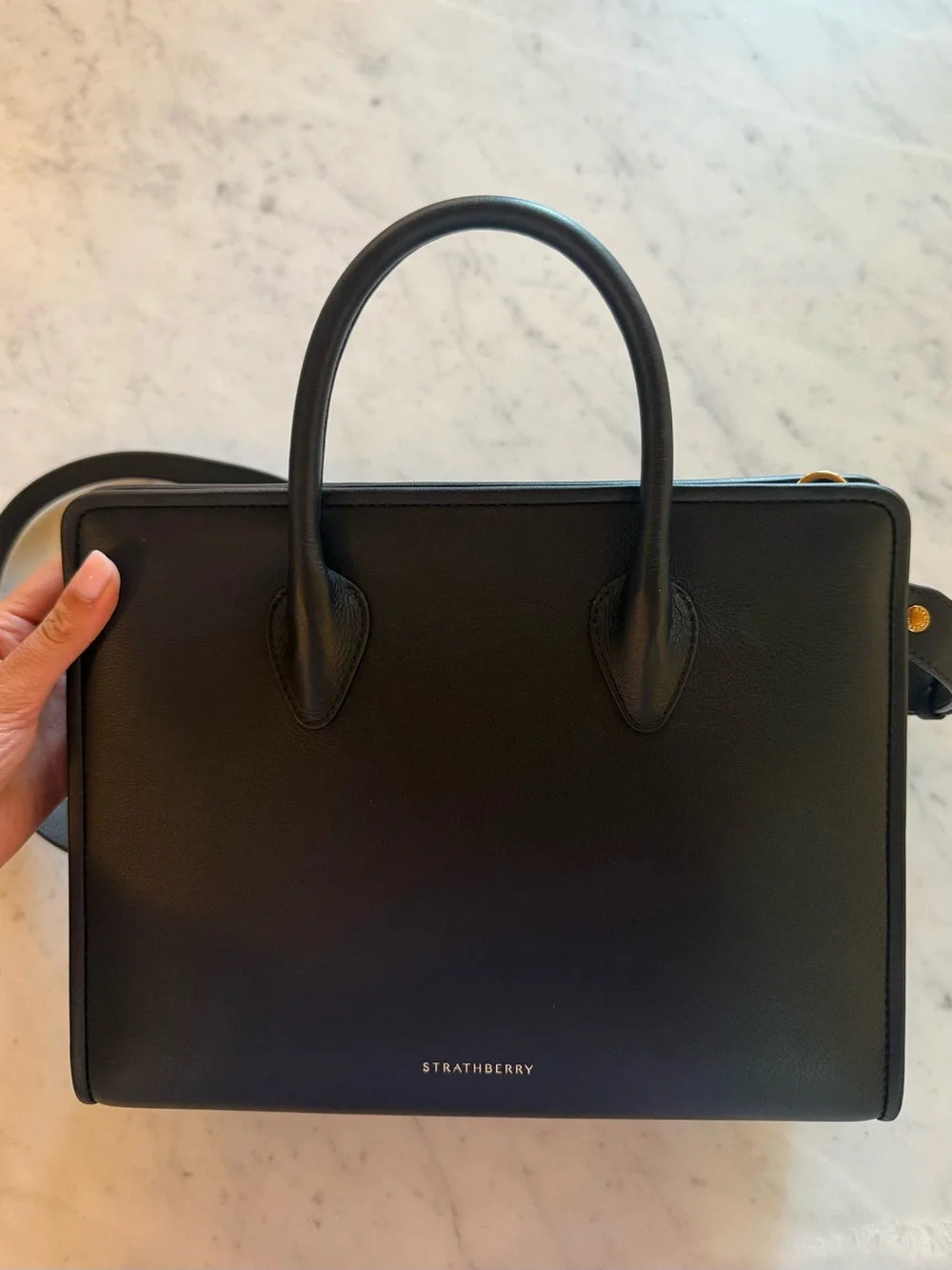 New with box Strathberry Midi Tote in Black